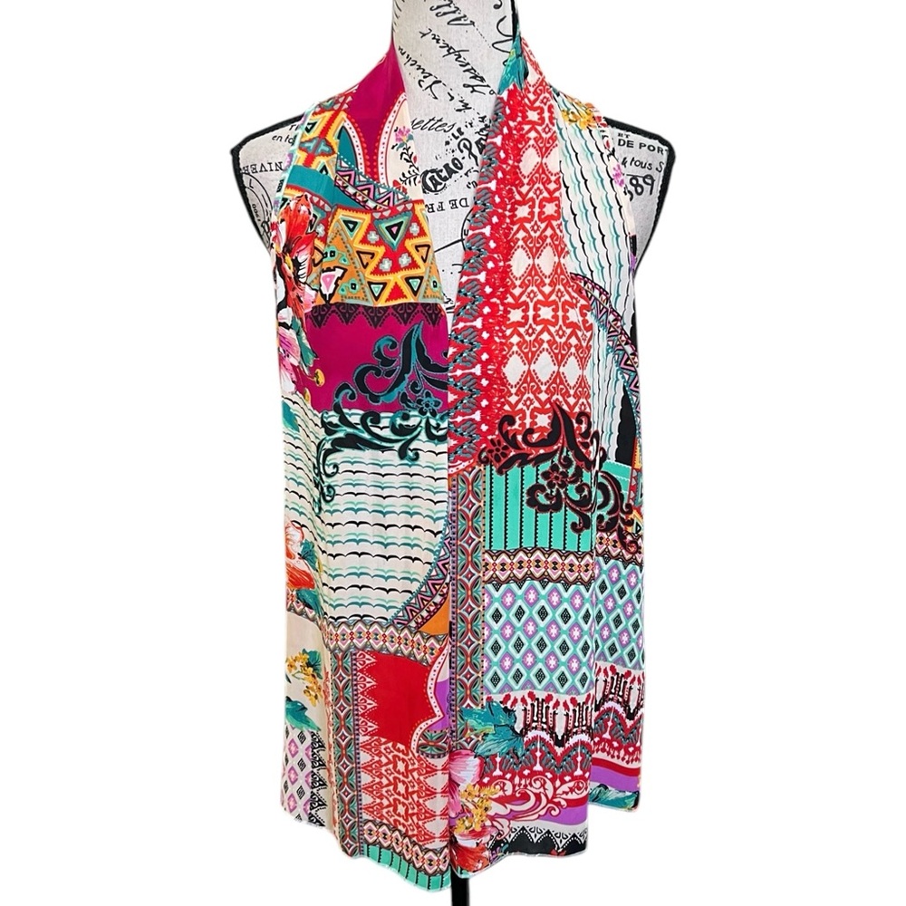 Depended Colorful Patchwork Top